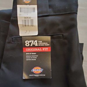 NWT Dickies mens 874 original fit pants - black